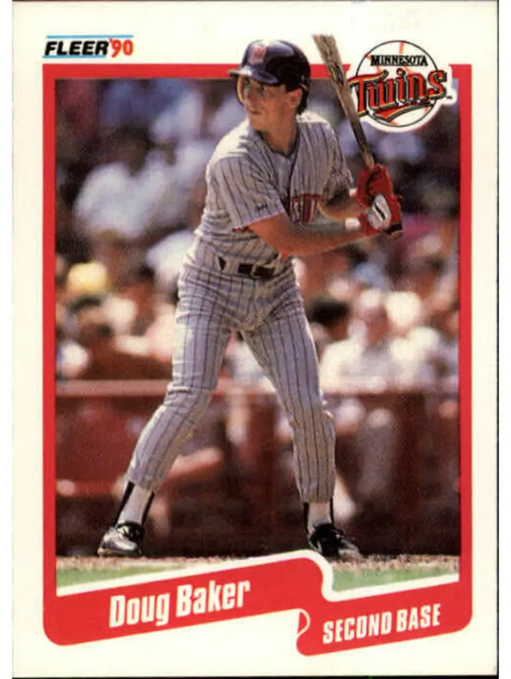 1990 Doug Baker Fleer Baseball Card #368